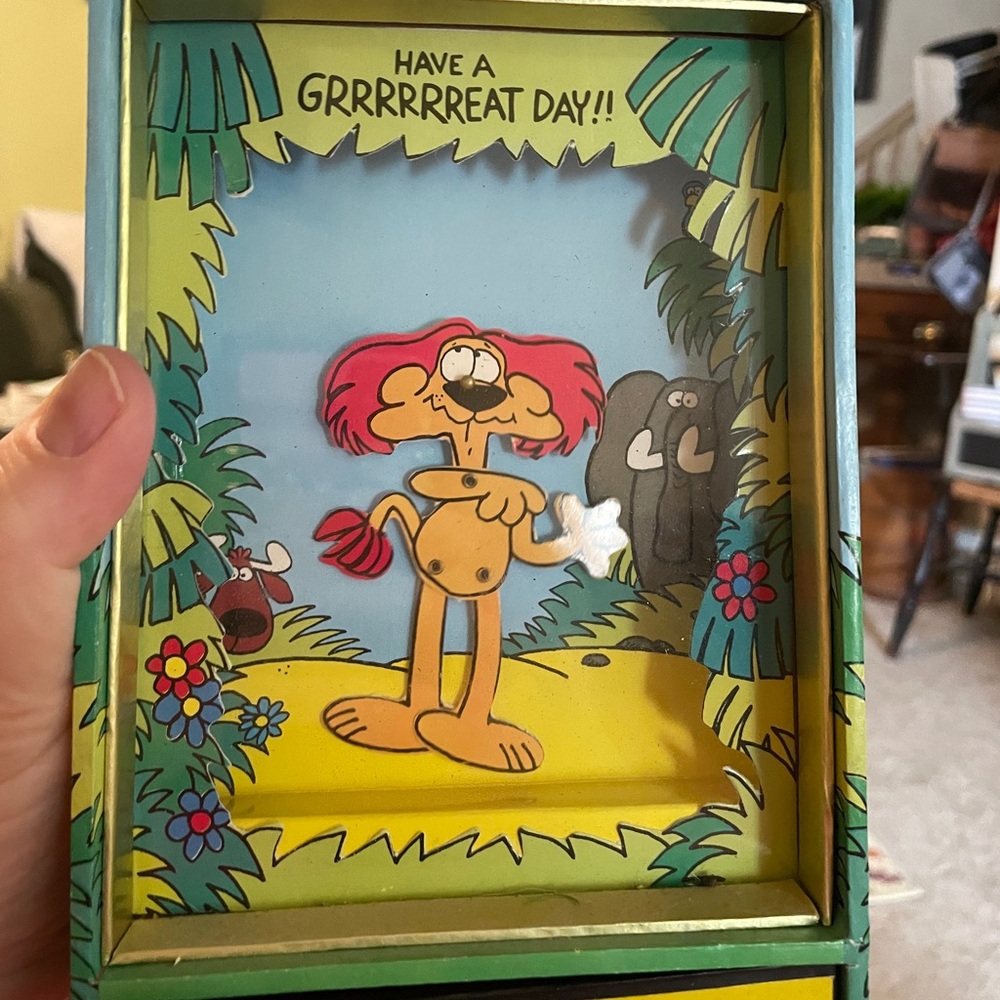 american greetings vintage musical box